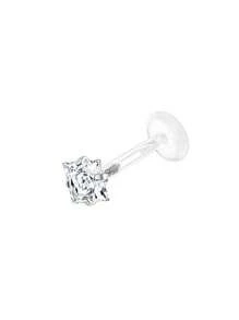 BESTEEL 1 pieza Pendiente de cartílago de hélix frontal, trágus de 16G con rosca interna, anillo Monroe para el labio de 8MM, joyería de piercing corporal