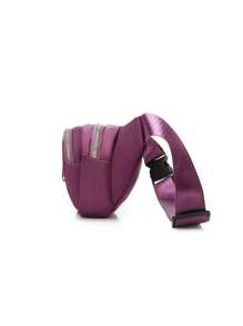 1 件新款女士腰包，尼龙材质，刺绣，厚实耐磨，拉链开合，多层，简约轻巧，休闲，时尚，可爱，大容量女士斜挎胸包，适合运动 - 彩色 - 查看 9