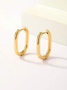 1 套镀金铜新娘珠宝耳环，女士结婚礼物 - 金黃色 - 查看 1