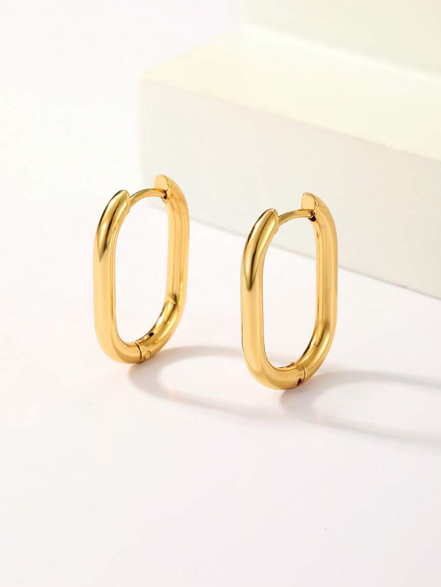 1 套镀金铜新娘珠宝耳环，女士结婚礼物 - 金黃色 - 查看 1