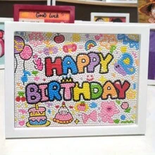 Sanrio Diamond Painting Kuromi, Peace And Happiness Cartoon Puzzle, Handmade DIY Gift, Gift Frame