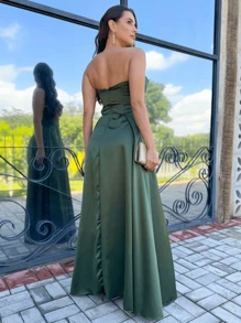 Bridesmaid Dresses - 橄欖綠 - 查看 2