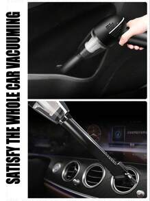 强力 12V 手持式车载吸尘器，带可清洗过滤器，便携式吸尘器，大功率手持式车载吸尘器，适用于所有车型 - 彩色 - 查看 6