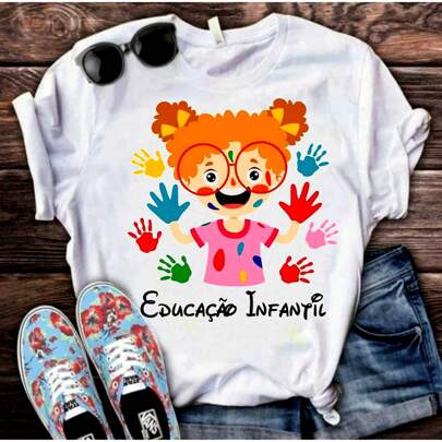 Camisa Educação Infantil Camiseta T-Shirt Blusa CA996