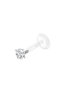 BESTEEL 1 pieza Pendiente de cartílago de hélix frontal, trágus de 16G con rosca interna, anillo Monroe para el labio de 8MM, joyería de piercing corporal