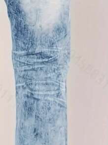 Men's Regular Fit Cotton Denim Jeans, Breathable And Comfortable For All Seasons - Blue - View 4