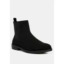 Nitro Micro Suede Chelsea Boots - Black - View 2