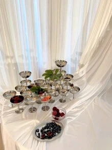 不锈钢杯（1 件装）：沙拉、冰淇淋、布丁、水果、糖果和蛋糕的理想碗 - 非常适合婚礼、派对和日常使用、学校用品 - 彩色 - 查看 2