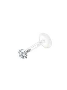 BESTEEL 1 pieza Pendiente de cartílago de hélix frontal, trágus de 16G con rosca interna, anillo Monroe para el labio de 8MM, joyería de piercing corporal