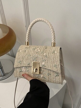 全新时尚纯色奢华别致多功能女士手提包