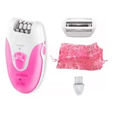 Depiladora Timco  2 en 1 recargable rosa - Tipo de Enchufe A USA (110-127V) - Ver 1