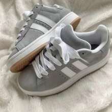 Men's Women's Skate Skater Sneakers Comfortable Launch 2025 Unisex Premium Line Everyday - 灰色校園 - 查看 1