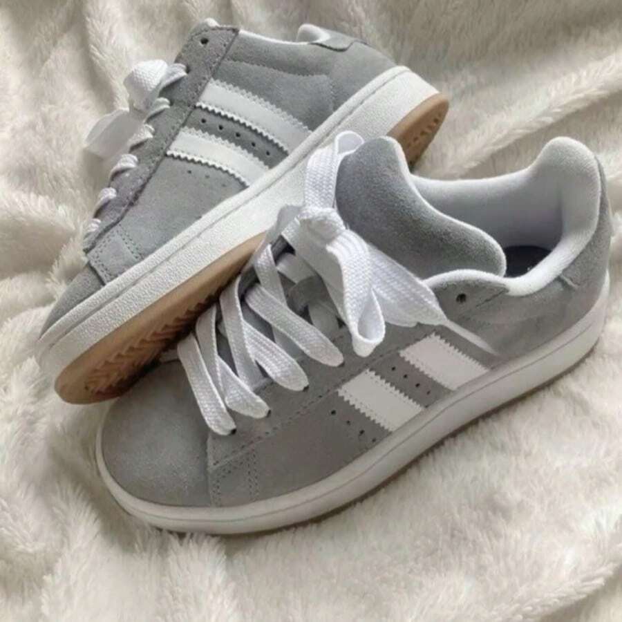 Men's Women's Skate Skater Sneakers Comfortable Launch 2025 Unisex Premium Line Everyday - 灰色校園 - 查看 1