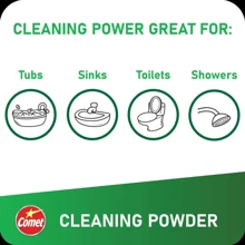 21 Oz. Comet Lemon Fresh Cleaner All Purpose Cleaning Powder 50% More Cleaning Power