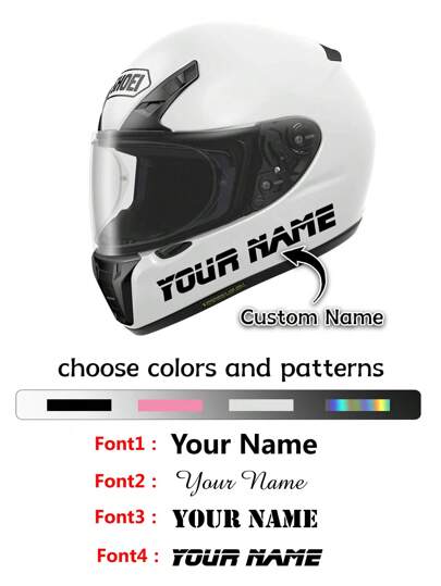 1 Pc Custom Sticker, Helmet Sticker, Motorcycle Sticker, For Helmets, Motorcycles And Other Smooth Surfaces, Furniture Custom Label Decoration For Home, Office, Commercial & Commercial Decoration & Gifts.,Multi-Functional,Adjustable,Durable,Anti-Mold,Ornamental,Adhesive,Reusable,Cute,Stylish,Adorable,High-Quality,Colorful,Custom,Unique,Personalized,Ideal Gifts For Him,Ideal Gifts For Her,Her,Boyfriend,Girlfriend,Dad,Mom,Family,Friends,Son,Daughter,Kids,For Anniversaries,For Birthdays,For Housewarming,For Graduation,Kitchen,Dining Room,Bedroom,Office,Living Room,Home,Garden,Tea Room,Back To School Supplies