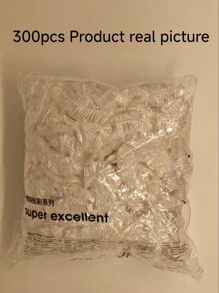 100/300pcs Colorful Food Wrap Plastic Bags For Fruit Fresh Keeping, Reusable Kitchen Accessories - Multicolor - View 14