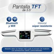 ZOMA | Báscula Digital Corporal | Báscula Corporal Inteligente con Bluetooth y WiFi | Báscula de Peso Corporal Pesa Pantalla LED | Resistente Vidrio Templado - Balanza Corporal Medición Precisa - 1 - Ver 3