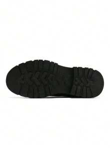 Scarpe da loafer oversize 2025 per uomo, stile britannico, in pelle artificiale da business