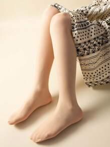 1pc Girls Cat Paw Design Tights, Soft Comfortable Classic Fashionable Casual Sports Dance Pantyhose, Suitable For Daily Wear, Gifting, Back-To-School