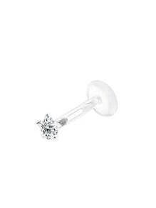BESTEEL 1 pieza Pendiente de cartílago de hélix frontal, trágus de 16G con rosca interna, anillo Monroe para el labio de 8MM, joyería de piercing corporal
