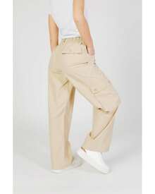 Pantalones cargo beige para mujer - Broncearse - Ver 3