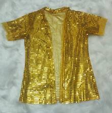 Carnival Sequin Kimono *ONE SIZE* - Yellow - View 1
