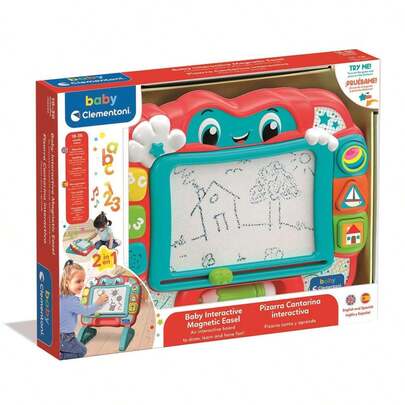  Interactief whiteboard met licht, geluid en educatieve inhoud. Drie verschillende posities om te spelen. 48x37x7 cm (Clementoni 61434.9) ✅ Levering 24/48 uur naar Spanje (schiereiland)