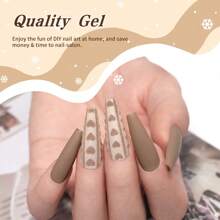 JR Jr 9 Stücke 15ml Bunter Gel Nagellack Set Mit Bowknot-förmigen Flaschen Und Verschlüssen Zum Valentinstag, Soak Off Uv Led, Ein Tolles Geschenk Für Mädchen