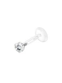 BESTEEL 1 pieza Pendiente de cartílago de hélix frontal, trágus de 16G con rosca interna, anillo Monroe para el labio de 8MM, joyería de piercing corporal