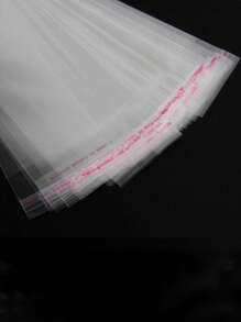 200 个长方形礼品包装袋，自粘透明收纳珠宝和项链袋 - 無色 - 查看 5