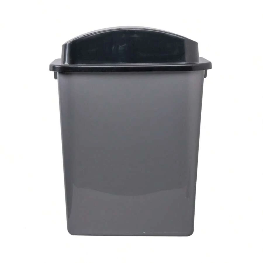 GDE RECTANGUL TRASH BIN WITH ROCKING - Black - View 1