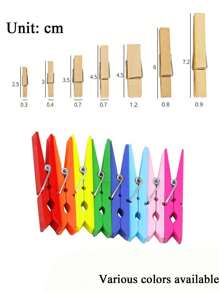 Small Clothes Pin, Mini Photo Clips, 10/50/100 PCS Mini Clothes Pins Wooden With Storage Bag, Small Clothes Pins For Photos, Crafts, Hanging Clothes, Baby Shower, Display Artwork