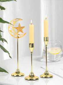 1 pezzo/2 pezzi/3 pezzi Semplice, creativa, in metallo e ferro battuto, decorazione romantica per cena a lume di candela, per matrimoni, casa, interno, camera da letto, scrivania, adatto per decorazione cortile esterno, decorazione scrivania ufficio, candela aromaterapia, atmosfera stanza, matrimonio, raduni familiari, feste, dichiarazioni d'amore e decorazione tavolo, utensili per cena a lume di candela familiare, decorazione atmosfera romantica tutto l'anno