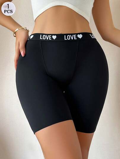 女式无缝舒适性感高腰安全短裤