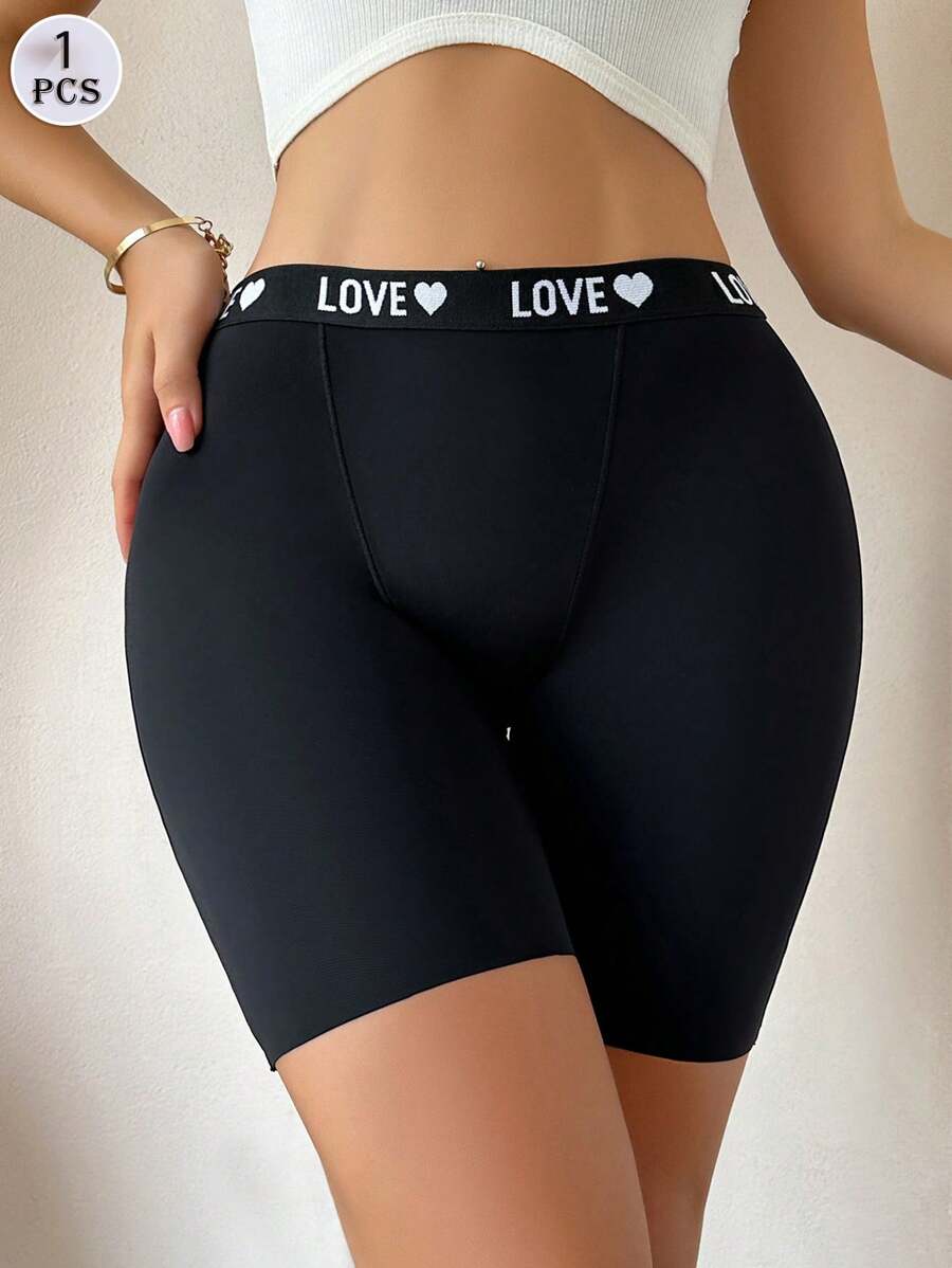 女式无缝舒适性感高腰安全短裤