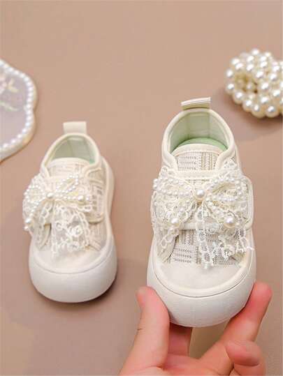Girls Shoes, New 2025 Spring Autumn Kids Canvas Shoes, Soft Sole Toddler Infant Girl Sneakers