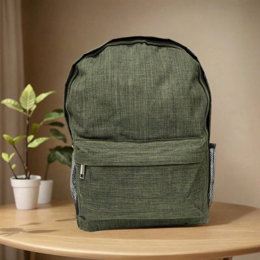 MEJORADA IMPROVED 0108 - Durable Polyester Backpack, Size 39x30x10 Cm, Lightweight And Functional For Daily Use - 橄欖綠 - 查看 1