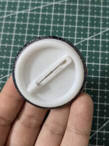 1 pieza Broche de imperdible con diseño de estrella de 4,4 cm/1,73 pulgadas, estilo Y2K, ideal para sujetar en ropa, bolsos, mochilas, regalo divertido para amigos y familia