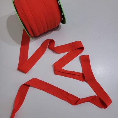 Viés Elástico Largura: 25mm Costura Dobrável Lingerie e Moda Ditho Rendas