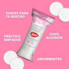 Jaloma Tripack de Algodón Facial, 3 tubos con 100 piezas | Almohadillas 100% algodón | Suaves y sin pelusas | Perfectos para desmaquillantes o tónicos | Para todas las pieles - Blanco - Ver 3