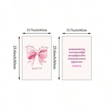 1/2pcs Jeremiah 29 11 Wall Art Picture Pink Christian Canvas Prints Paintings Pink Bow Bible Verse Posters Girly Decor For Bedroom, Living Room, Or College Dorm Wall Decor Unframed - Multicolor - View 14