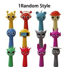 1/4/7/12 Pcs Cute Expression Doll Decorations, Versatile Multi-Color Multi-Functional Exquisite Ornaments, Action Figures, Suitable For Home Desktop Decor, Office Supplies, Party Decorations, Holiday Parties, Festival Gifts