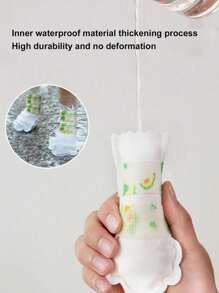 20双/包一次性防水宠物鞋，可调节自粘胶带宠物鞋，适合雨雪天气户外遛猫狗，防尘 - 彩色 - 查看 7