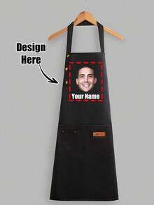 1 szt. Spersonalizowany i tekstowy fartuch, spersonalizowany i tekstowy fartuch, spersonalizowane prezenty na dzień matki dla męża, chłopaka, brata, mężczyzn, wyjątkowe prezenty urodzinowe, zabawne prezenty dla taty, mamy, prezenty na dzień ojca od córki syna, spersonalizowany idealny prezent