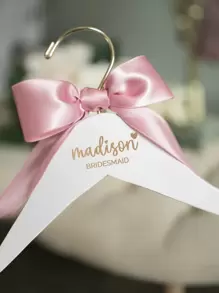 Móc treo áo phù dâu cá nhân hóa, Móc treo áo phù dâu cá nhân hóa, Móc treo áo cưới, Móc treo áo cô dâu, Móc treo áo cưới cá nhân hóa, Móc treo áo cô dâu khắc tên, Trang trí Giáng sinh, Quà tân gia, Tình yêu vĩnh cửu - Nhiều màu - Xem 6