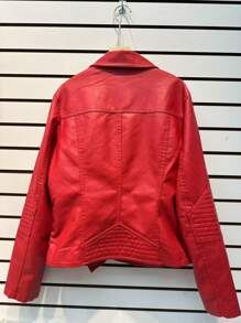 chaqueta de mujer - Rojo - Ver 2