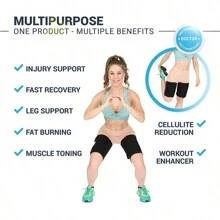 Pair Of Thigh Trimmer Trainer Belt Outdoor Running Gym Exercise Legging Shapers Women/Men Hot Neoprene Thigh Sauna Sweat Wraps Adjustable Thigh Support For Weight Loss Gym Accessories