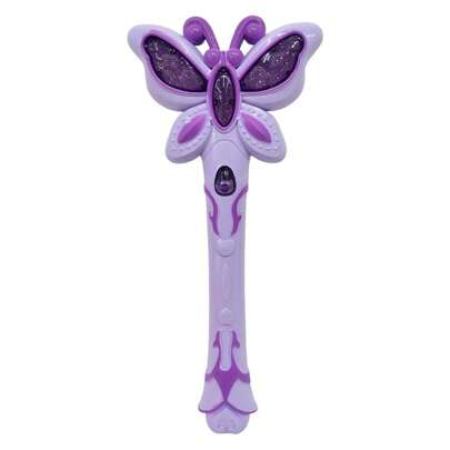 Varinha Mágica Borboleta Divertida Luz E Som DM Toys
