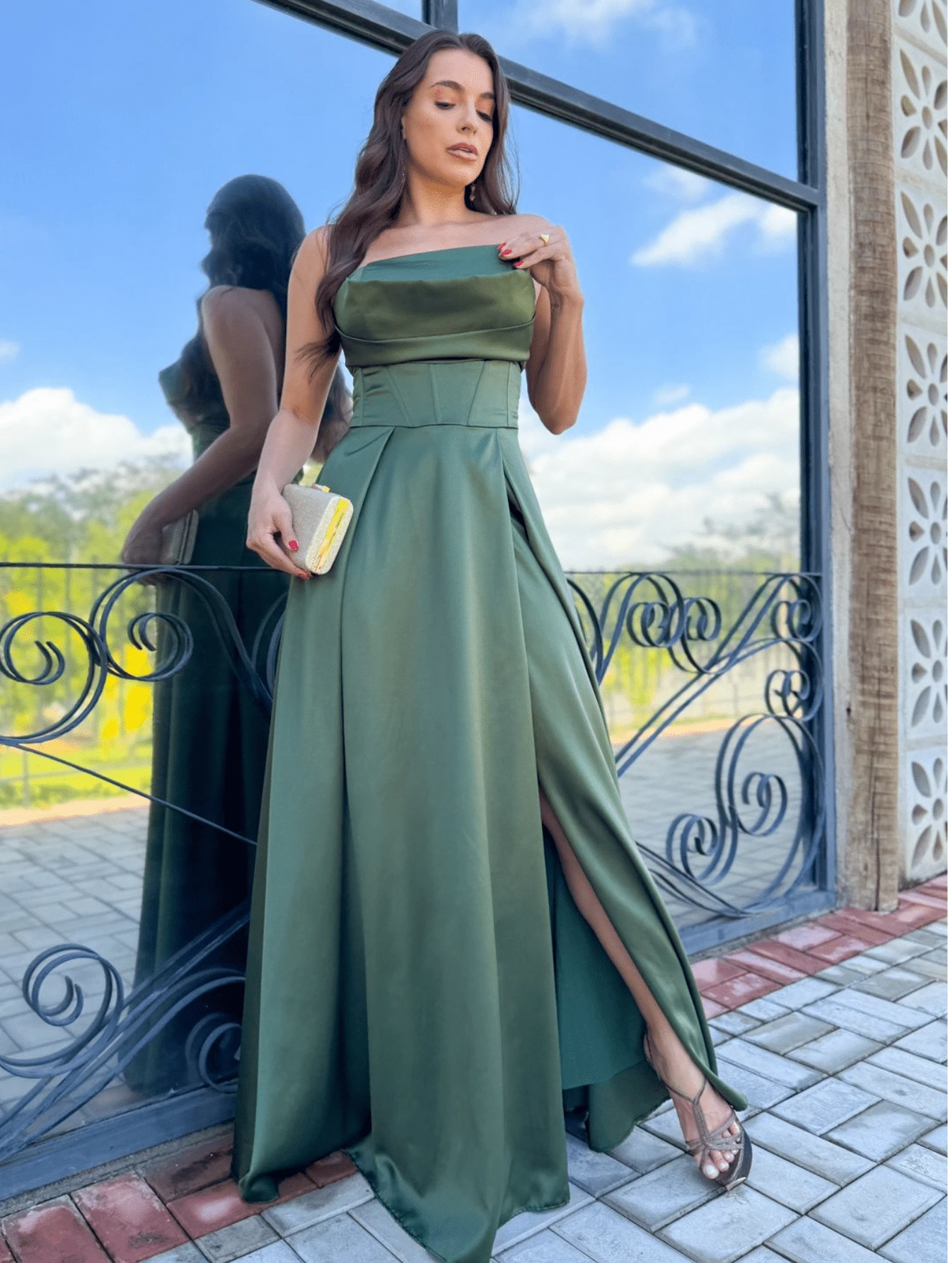 Bridesmaid Dresses - 橄欖綠 - 查看 1