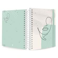 iscool Notebook Colegial Plus Hard Cover Linear Side Green - 01 Artículo (100 hojas) - Ver 2